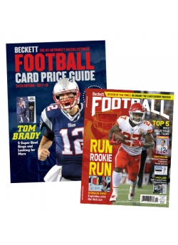 Purchase Beckett Football Card Price Guide #34 and get 3 Months Football Subscription FREE