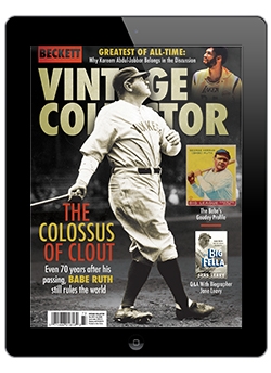 Beckett Vintage Collector Digital Magazine Subscription Beckett Vintage Collector Digital