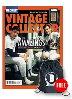 Buy a 1-year Beckett Vintage Collector subscription and get a Sling Bag FREE Buy a 1-year Beckett Vintage Collector subscription and get a Sling Bag FREE