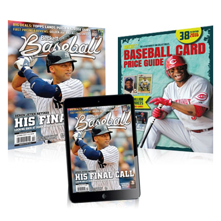 Baseball Print Subscription + Baseball Price Guide #38 + 2 month Baseball Digital Subscription Free