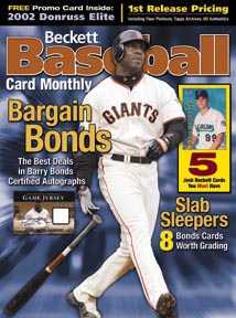 Baseball Card Monthly #207 June 2002 - Barry Bonds