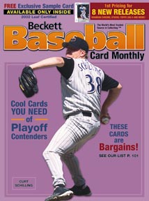Baseball Card Monthly #211 October 2002 - Curt Schilling