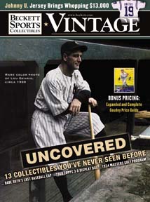 Sports Collectibles Vintage #144 April 2003