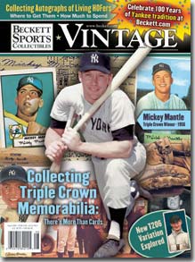 Sports Collectibles Vintage #148 August 2003