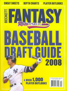Fantasy Baseball 2008 Draft Guide