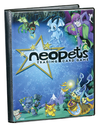 Neopets 4 Pocket Album with a Free Booster Pack