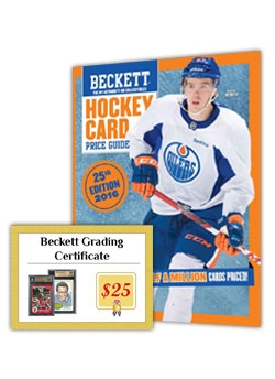 Free Grading Certificate With Hockey Price Guide Issue# 25