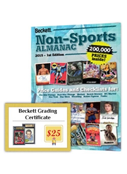 Free Grading Certificate With Beckett Non-Sports Price Guide #1
