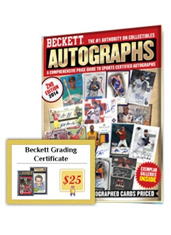 Free Grading Certificate With Autograph Price Guide Issue# 2