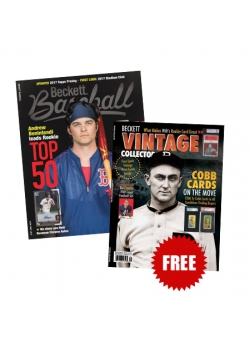 Purchase Beckett Baseball May 2017 Issue and Get FREE Vintage Collector June 2017 Issue