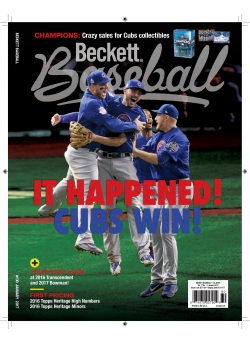 Beckett Baseball 130 January 2017