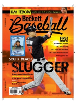 Beckett Baseball 139 October 2017