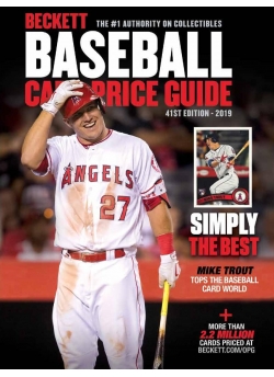 Beckett Baseball Card Price Guide 41st Edition - 2019