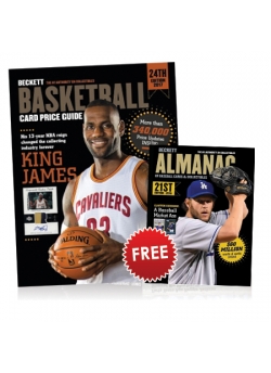 Purchase Basketball Card Price Guide #24 and get Baseball Almanac #21 FREE