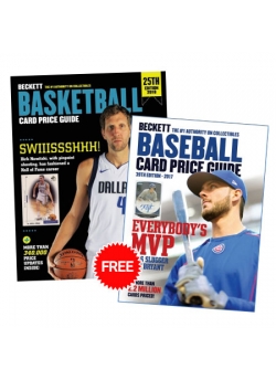 Purchase Beckett Basketball Price Guide #25 and get Baseball Card Price Guide #39