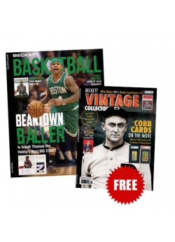 Purchase Beckett Basketball May 2017 Issue and Get FREE Vintage Collector June 2017 Issue