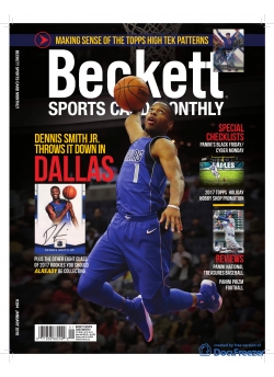 Beckett Sports Card Monthly 394 January 2018