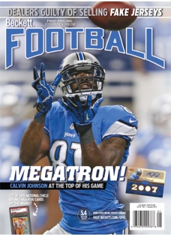 Beckett Football 276 January 2014 Calvin Johnson