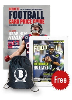 Beckett Football Card Price Guide #33 + 3 Months Football Digital Subscription FREE