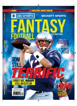 CBS Sports & Beckett Sports Present Fantasy Football-1 2017 (Print Issue)