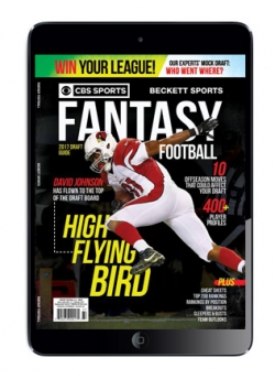 CBS Sports & Beckett Sports Present Fantasy Football-2 2017 DAVID JOHNSON Cover Digital Issue