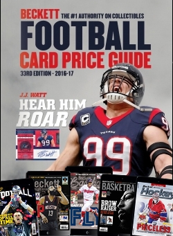 Beckett Football Card Price Guide Issue #33 + FREE One Month Digital Issue of All Five Sports