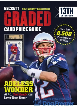 Beckett Graded Card Price Guide 13th Edition 2018