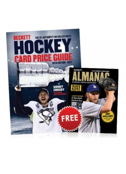 Purchase Hockey Card Price Guide #26 and get Baseball Almanac #21 FREE