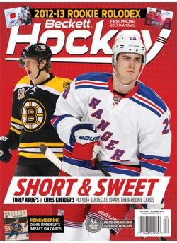 Beckett Hockey 256 December 2013 Torey Krug Chris Kreider