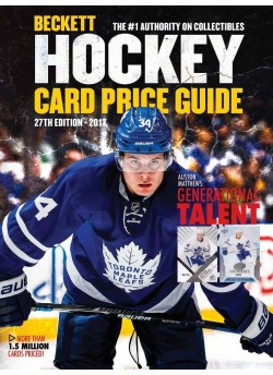 Beckett Hockey Card Price Guide #27 2017-18