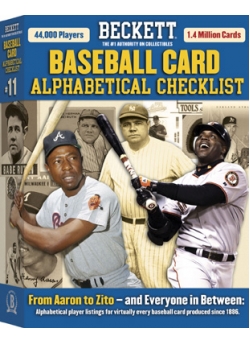 Baseball Card Alphabetical Checklist No. 11