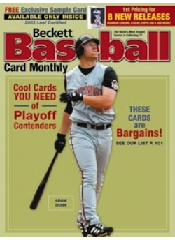 Baseball Card Monthly #211 October 2002 - Adam Dunn