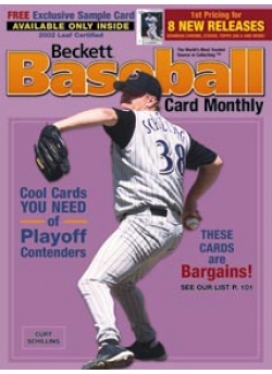 Baseball Card Monthly #211 October 2002 - Curt Schilling