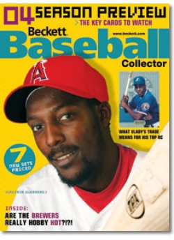 Baseball Collector #229 April 2004 - Vladimir Guerrero Cover