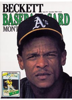 Baseball Card Monthly #57 December 1989