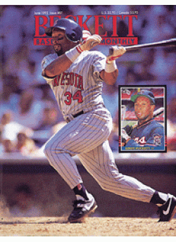 Baseball Card Monthly #87 June 1992