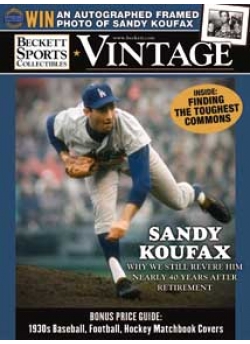 Sports Collectibles Vintage #146 June 2003 - Sandy Koufax