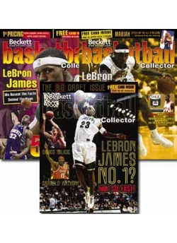 Basketball Collector #153, #154 & #155 - LeBron James 3-Pack Special