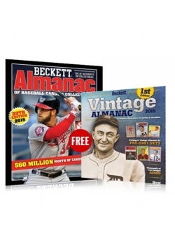 Baseball Almanac #20 and get Vintage Almanac FREE