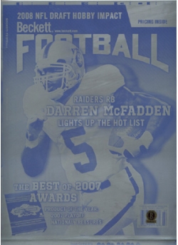 Darren McFadden Football Printing Plate