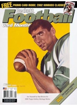 Football Card Monthly #149 August 2002 - Joe Namath