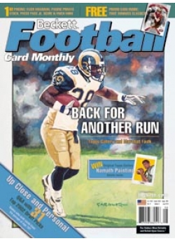 Football Card Monthly #149 August 2002 - Marshall Faulk