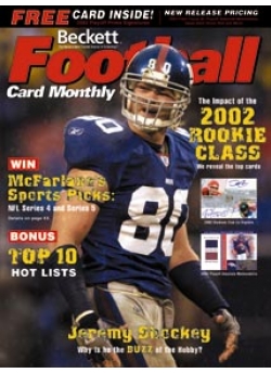 Football Card Monthly #155 February 2003 - Jeremy Shockey