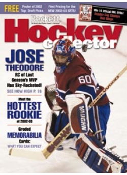 Hockey Collector #143 October 2002 - Jose Theodore