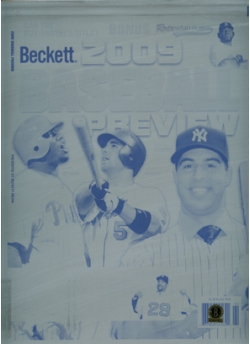 Howard, Wright, Teixeira 2009 Baseball Preview Printing Plate