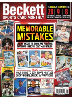 Beckett Sports Card Monthly 350 May 2014 Memorable Mistakes 
