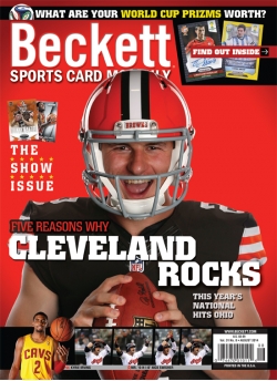 Sports Card Monthly 353 August 2014 Johnny Manziel