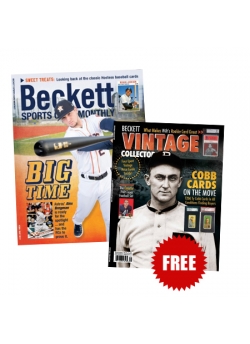 Purchase Beckett Sports Card Monthly May 2017 Issue and Get FREE Vintage Collector June 2017 Issue
