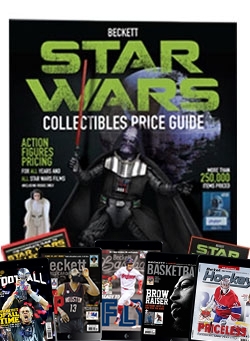 Beckett Star Wars Collectibles Price Guide #1 + FREE One Month Digital Issue of All Five Sports